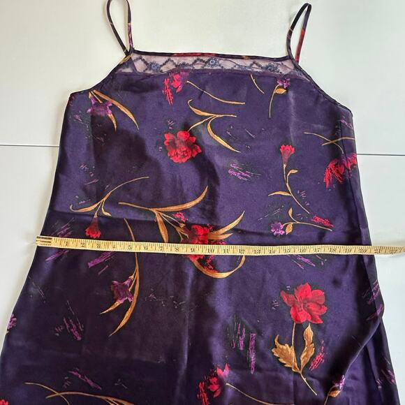 Vintage Delicates Floral Slip Dress Nightgown flirty large size - Picture 2 of 7